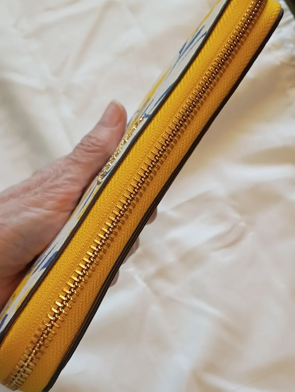 kate spade Yellow Floral Zip-Around Wallet